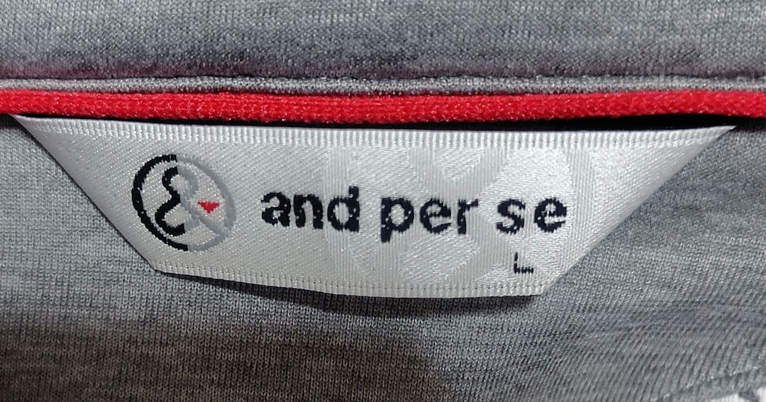 and per se グレー ジャケットメンズサイズＬ
