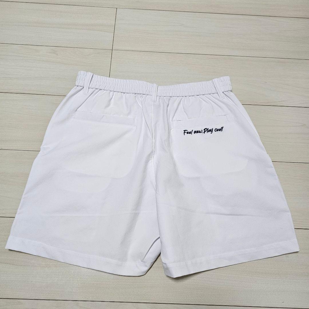 ゆったりLLサイズ❤新品 PING 黒シャツ 白パンツ 上下セット セットアップ