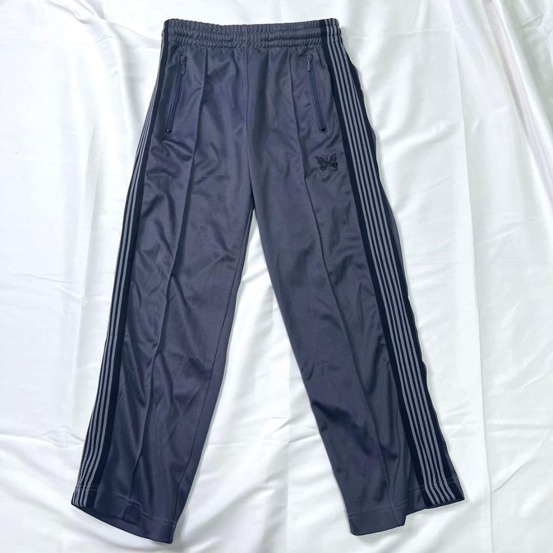 極美品 Needles ニードルス　ナロートラックパンツ　ダークグレー M