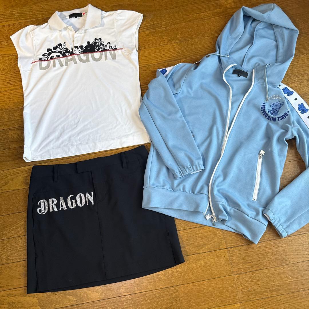 DRAGON ポロシャツ パーカー スカート セット