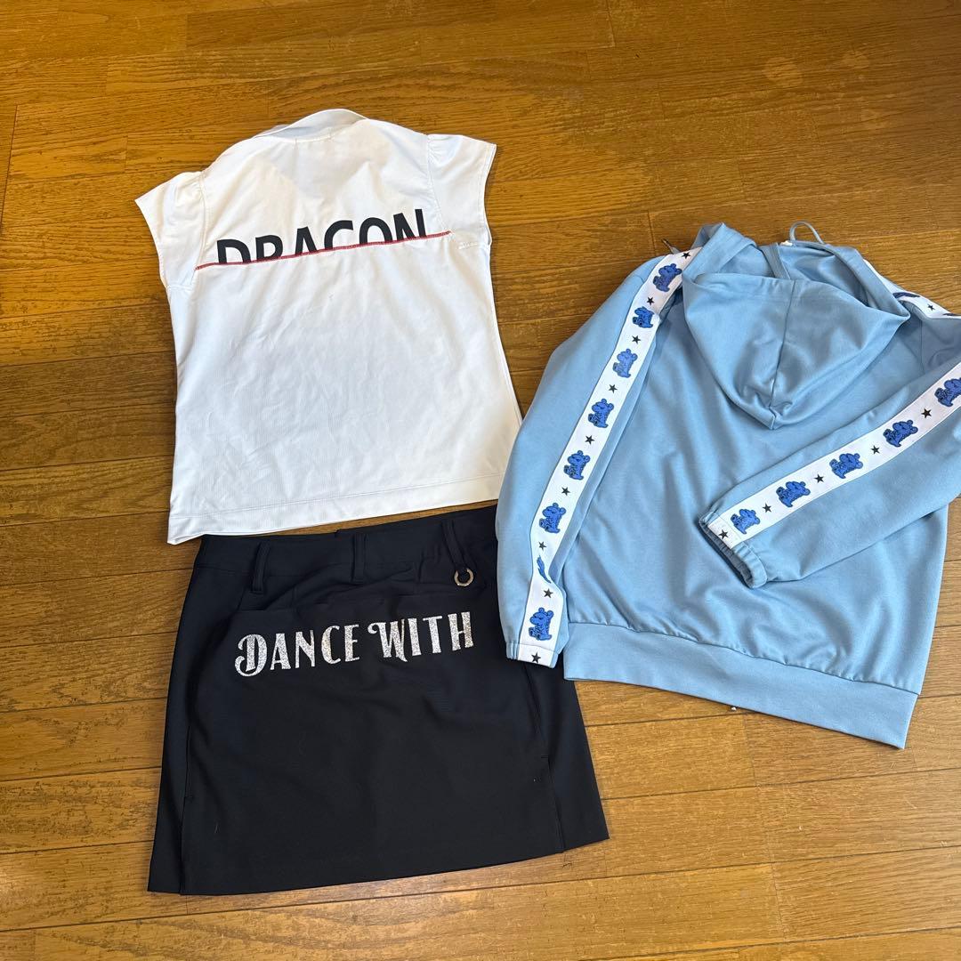 DRAGON ポロシャツ パーカー スカート セット
