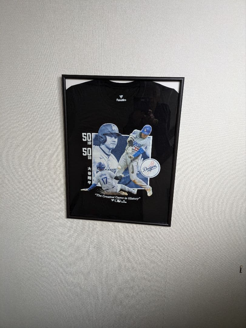 【限定品】大谷翔平選手、50/50、Tシャツ、Sサイズ、F anatics社