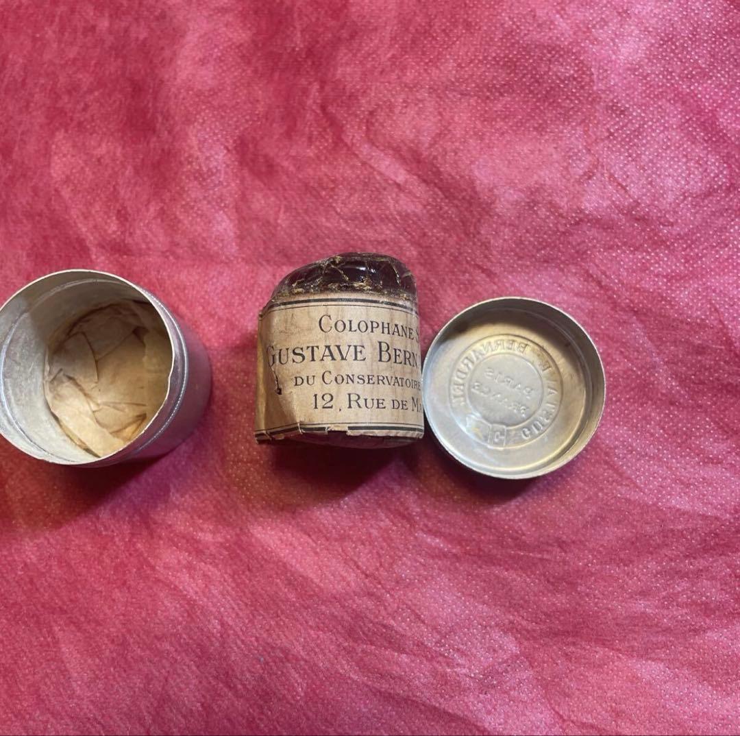 GUSTAVE BERNARDEL PARIS バイオリン 松脂 缶ベル