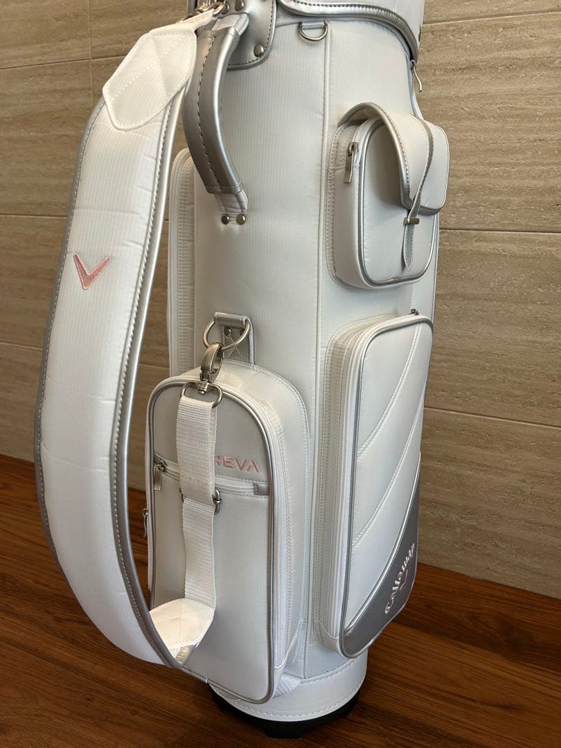 未使用 Callaway キャディバッグ ホワイト レディース