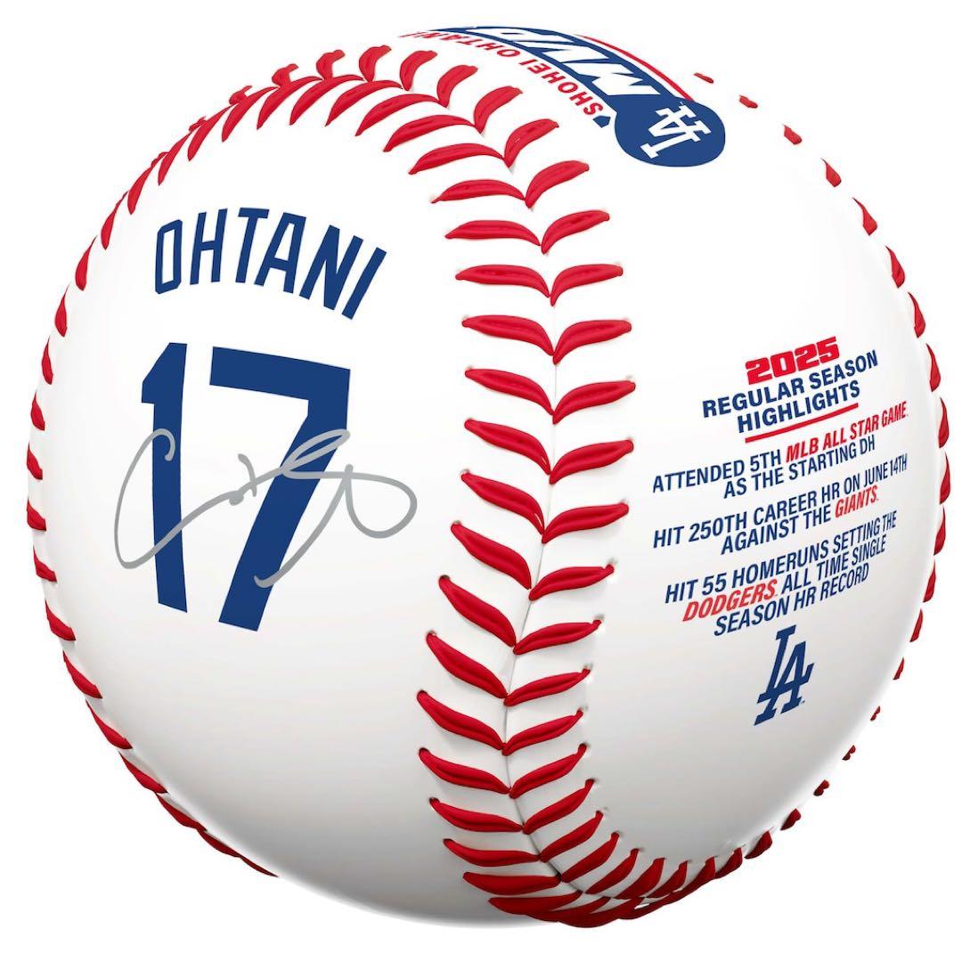 2025年 MLB ナショナルリーグ MVP受賞記念 大谷翔平選手公式記念ボール