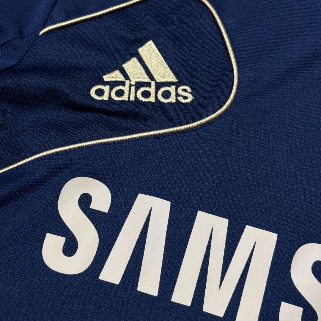 Chelsea adidas ネイビーシャツ サッカーユニフォーム ビンテージ