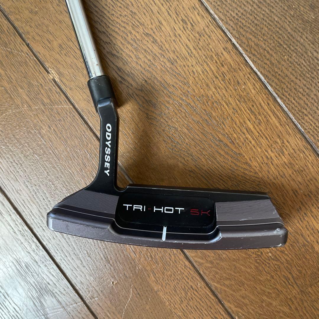 ODYSSEY TRI HOT パター ヘッドカバー付き