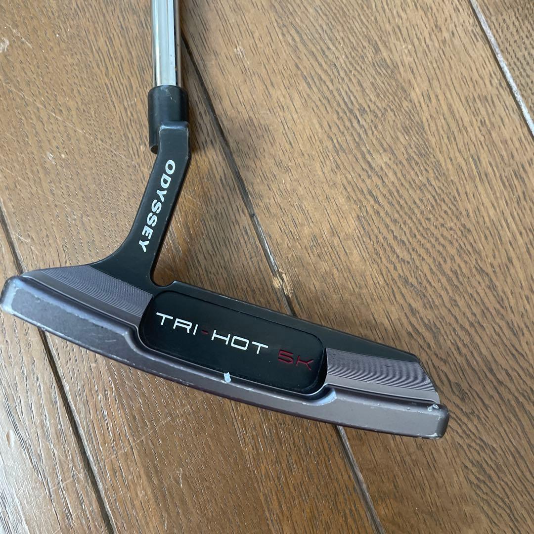 ODYSSEY TRI HOT パター ヘッドカバー付き