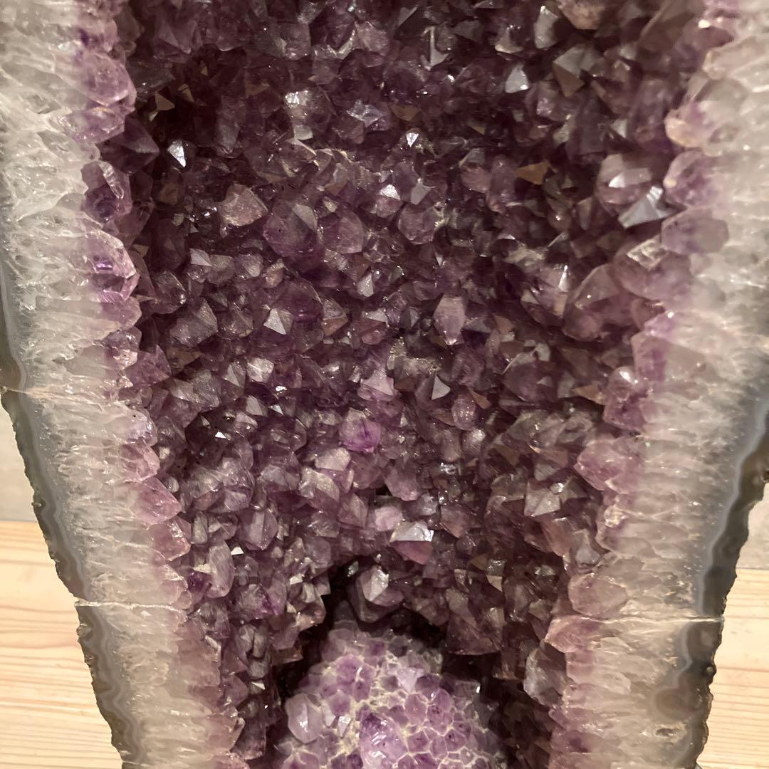 アメジストドーム　17kg 置物 オブジェ 運 風水 水晶 原石 置物 紫水晶