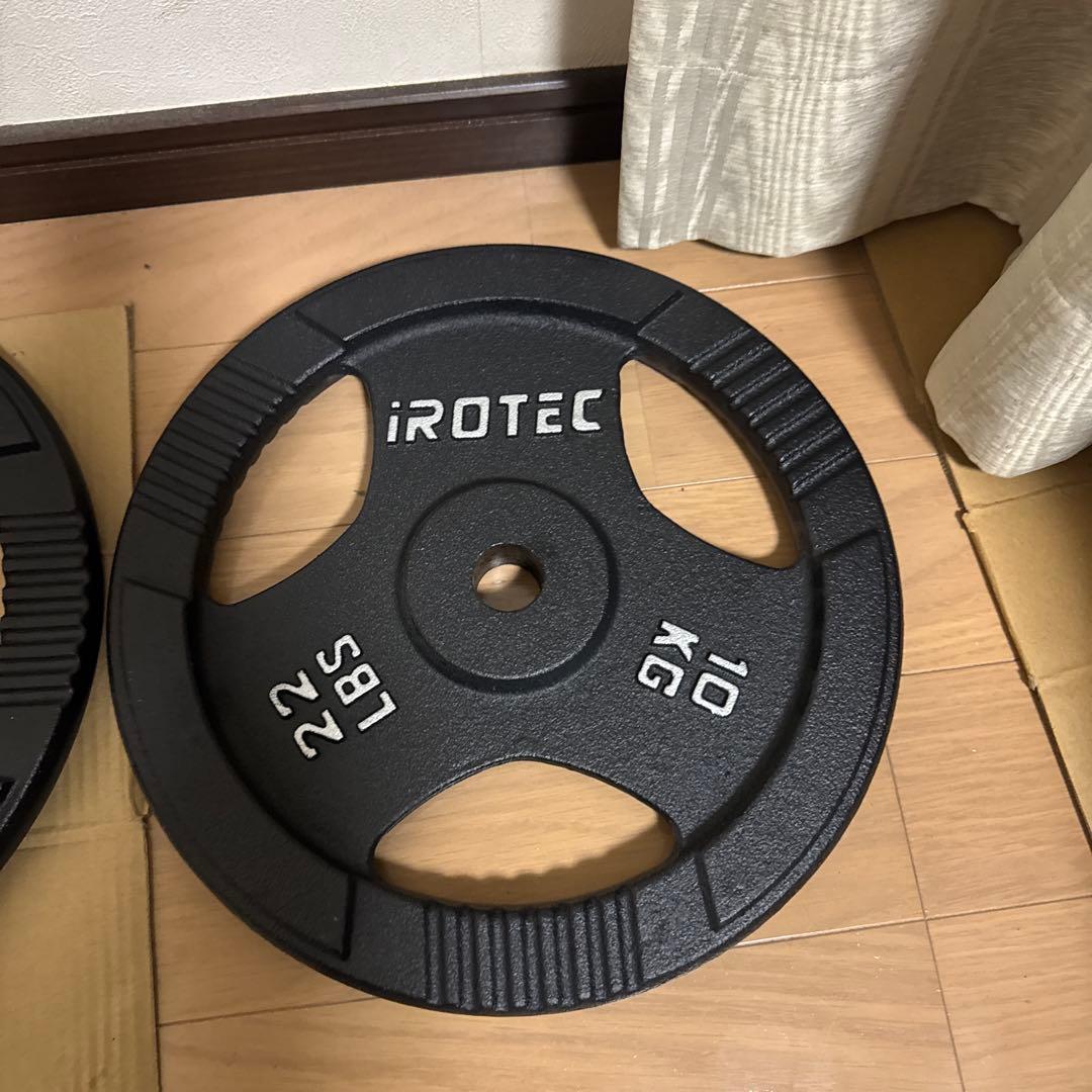 ■iROTEC■アイロテック■ダンベルプレート ■10kg 2枚セット