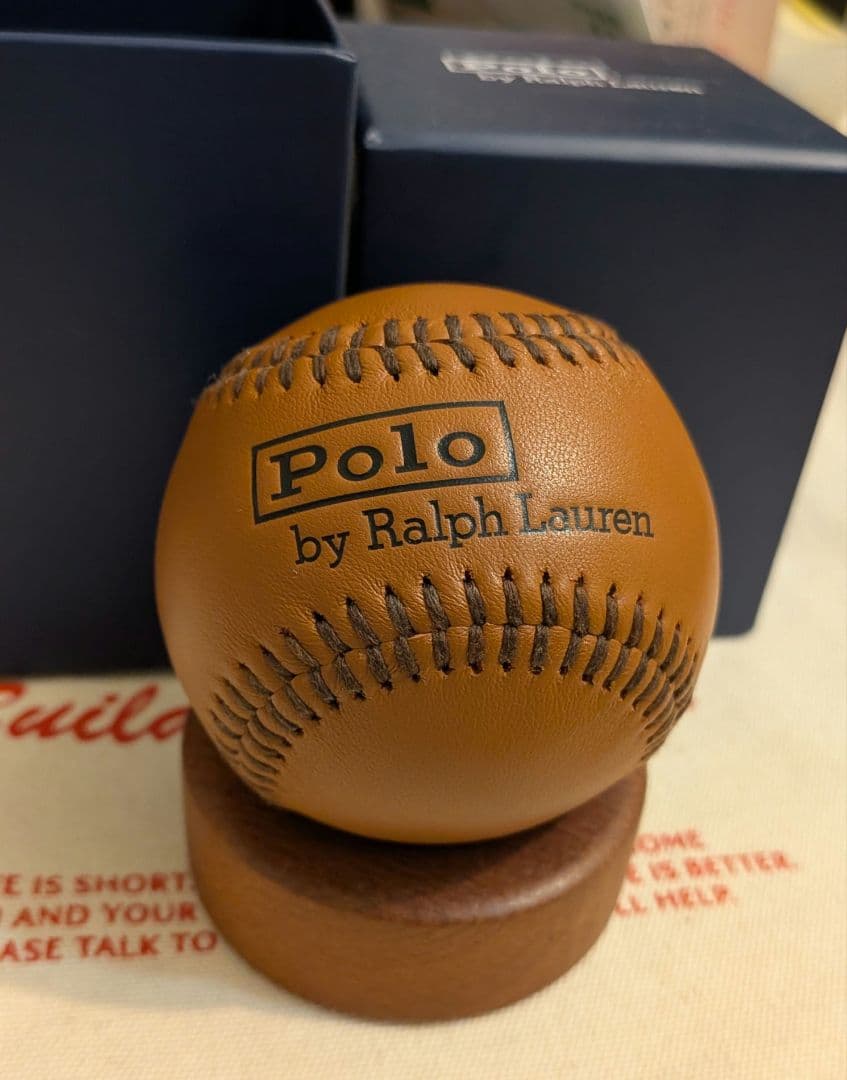 【Polo by Ralph Lauren 野球ボール型記念品　美品】】