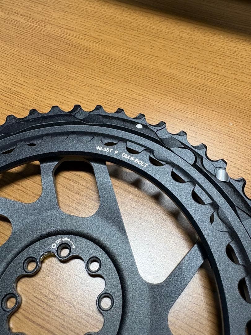 SRAM RIVAL 完成車外し品チェーンリング　48-35t