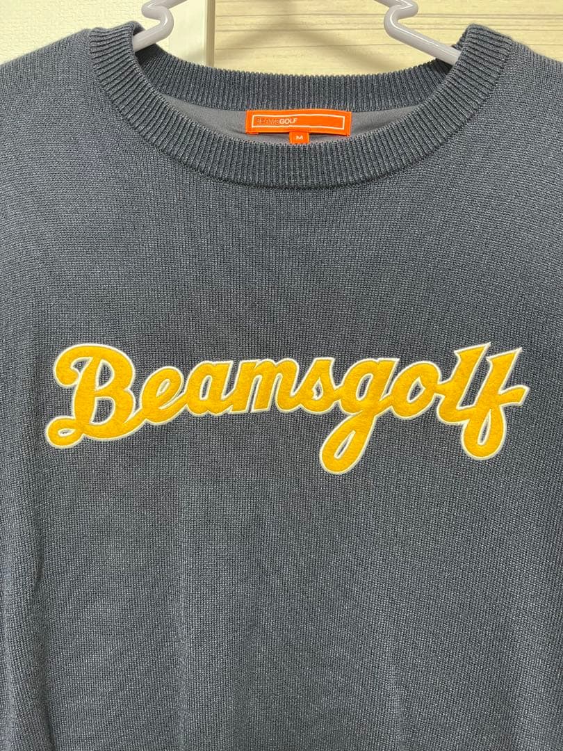 Beamsgolf ネイビー クルーネック防風セーター