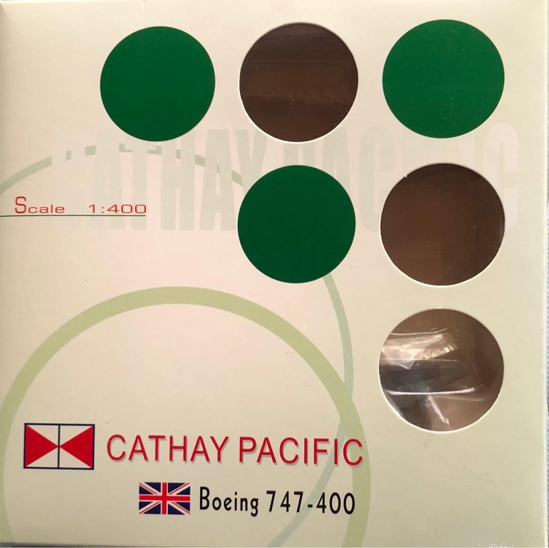 1/400 CATHAY PACIFIC B747-400 リース塗装モデル