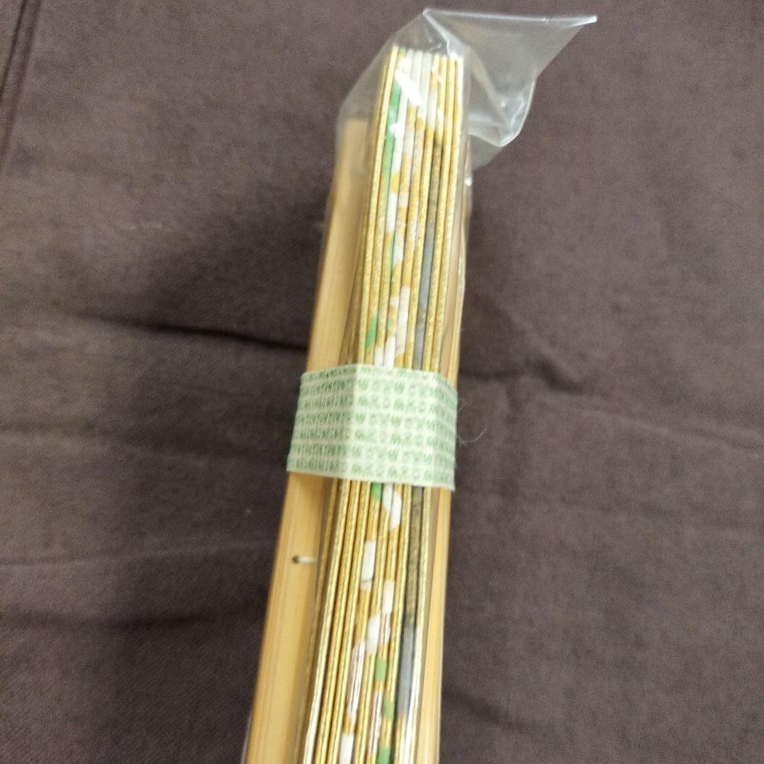 京扇堂　日本舞踊　舞扇子　桐箱ケース付き　未使用品　金色