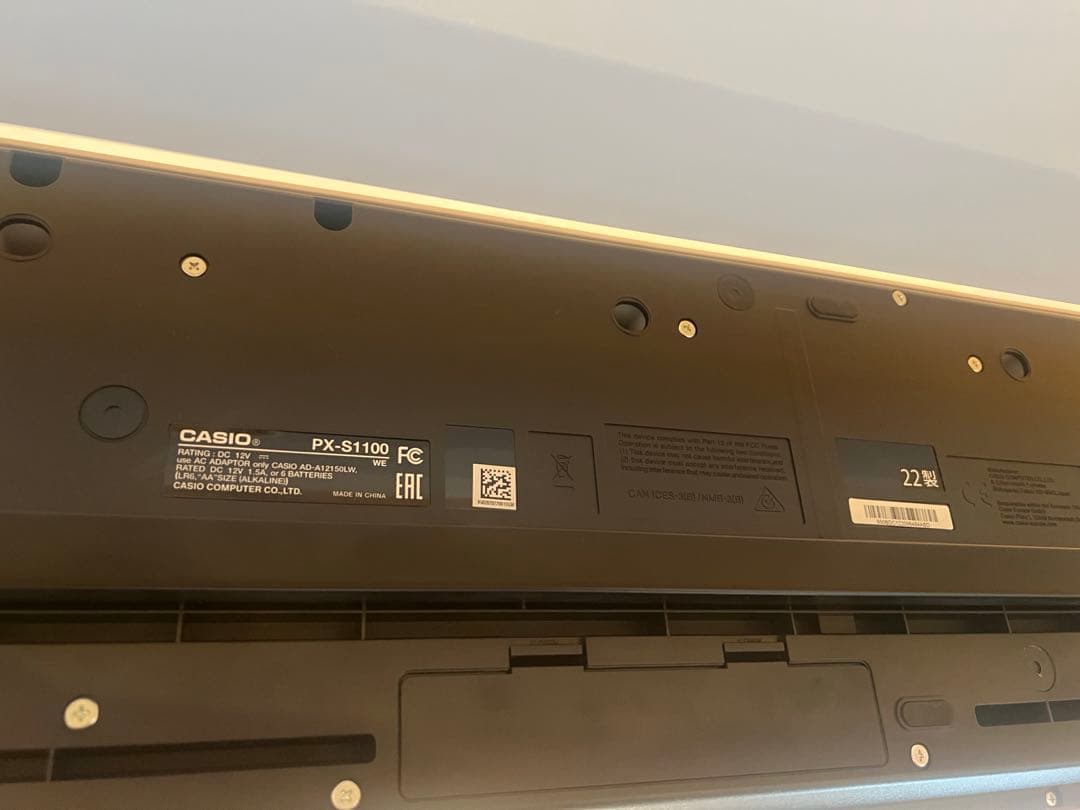 CASIO Privia PX-S1100 ホワイト 2022年製 電子ピアノ