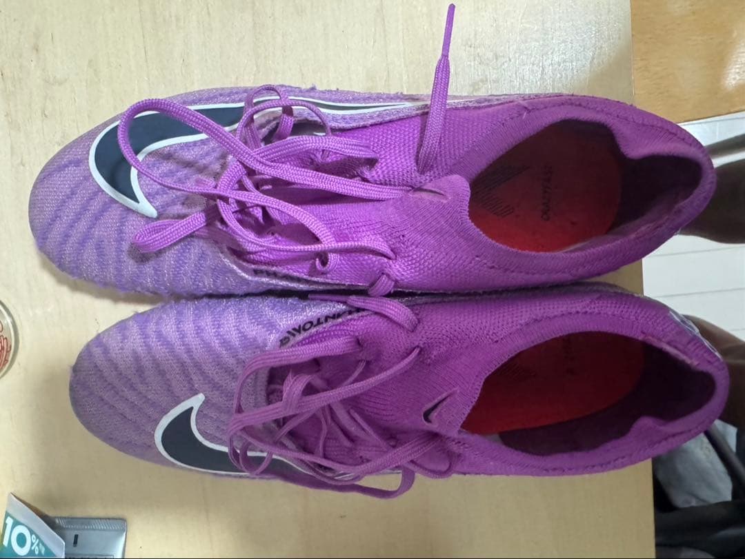 Nike Phantom サッカーシューズ 紫 収納袋付き