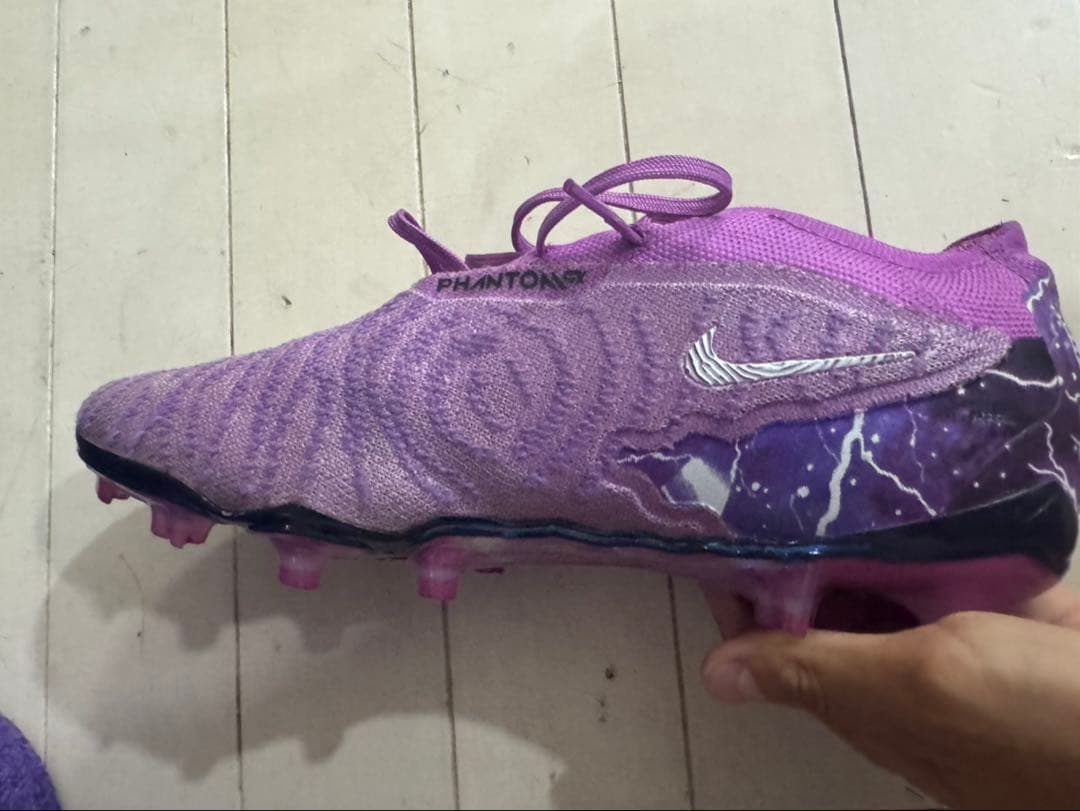 Nike Phantom サッカーシューズ 紫 収納袋付き