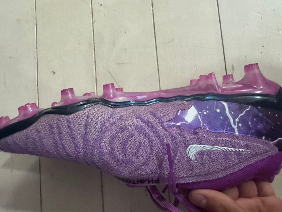 Nike Phantom サッカーシューズ 紫 収納袋付き