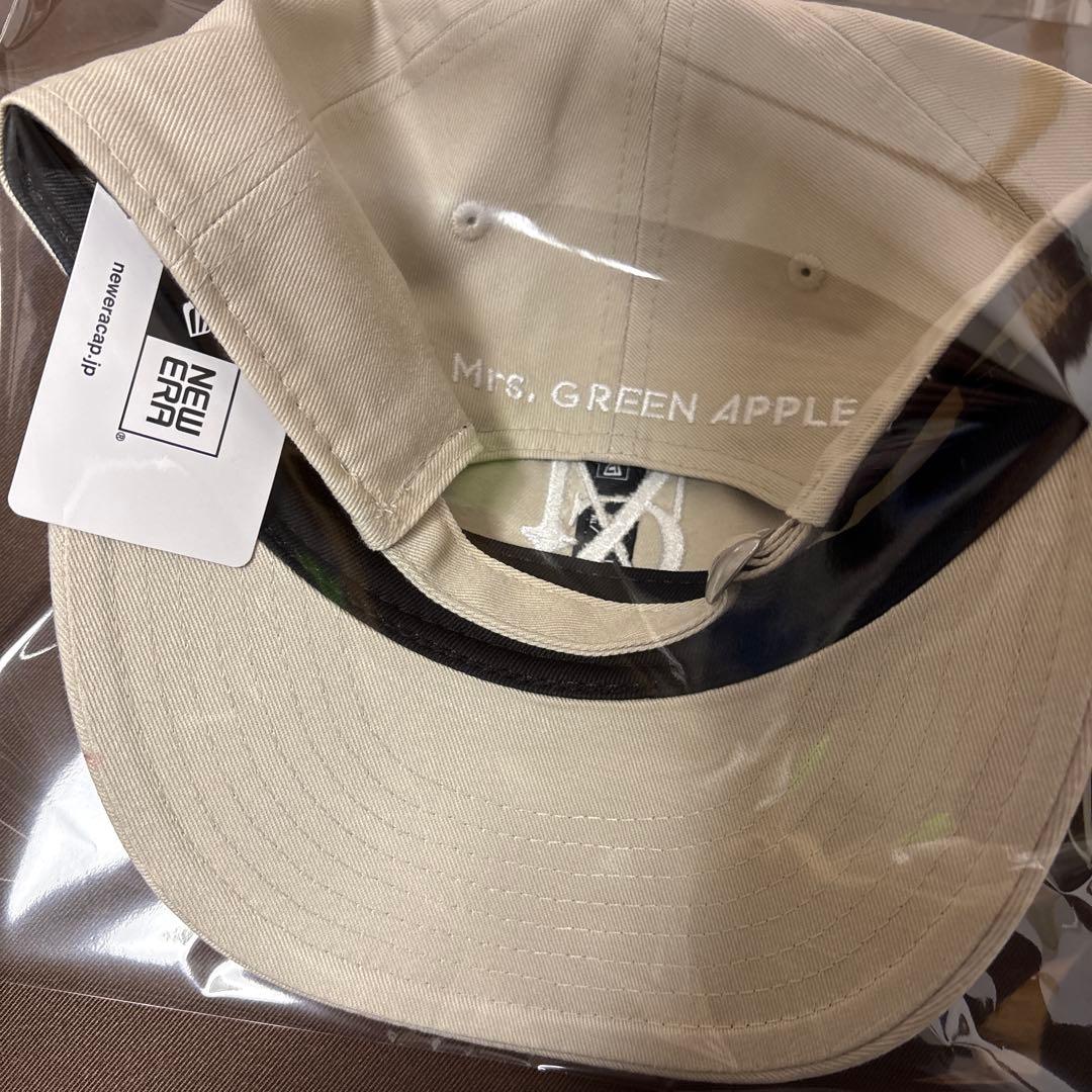 新品　Mrs. GREEN APPLE スニダン　コラボキャップ　ベージュ