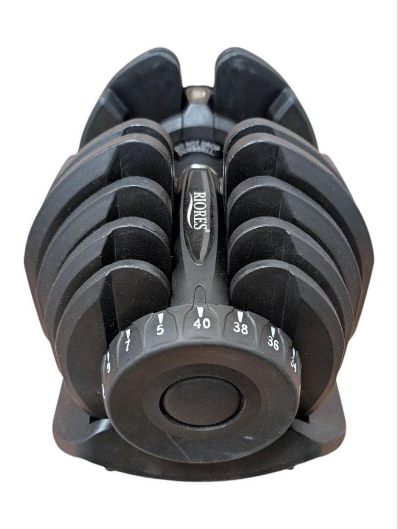 RIORES 可変式ダンベル 5〜40kg 2個同時購入①