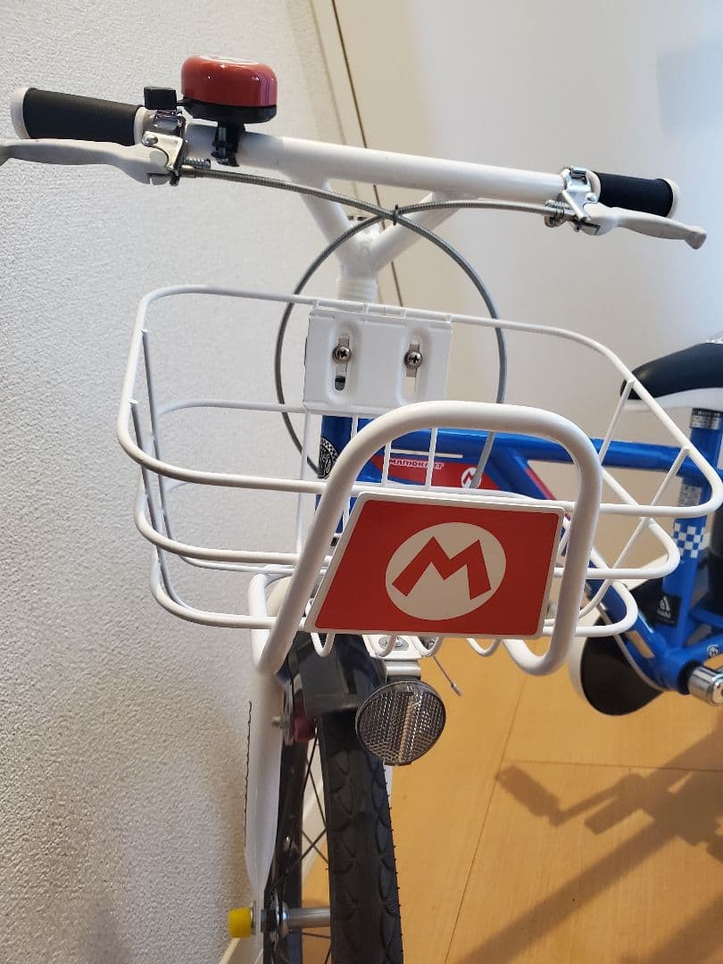 【現地引き取りのみ】マリオデザイン 子供用自転車18インチ ヘルメット ベル付き