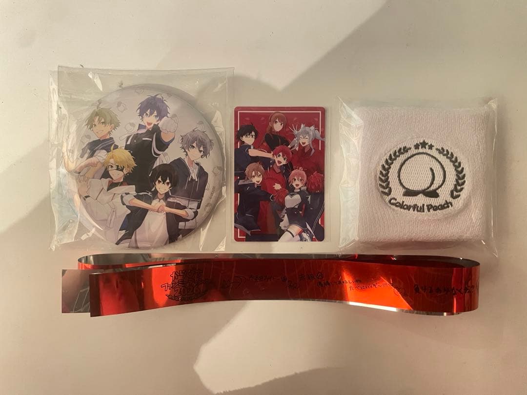 からぴちファンミ白組応援グッズ＋赤組銀テ