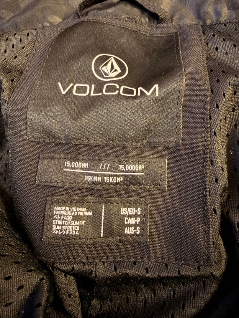 ボルコムvolcom スノボウエア ビブパンツ オーバーオール つなぎ 黒
