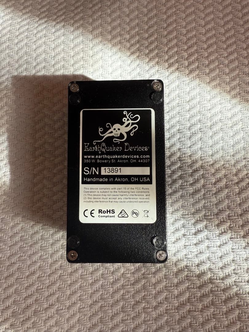 ギター EarthQuaker Devices Hoof FUZZ