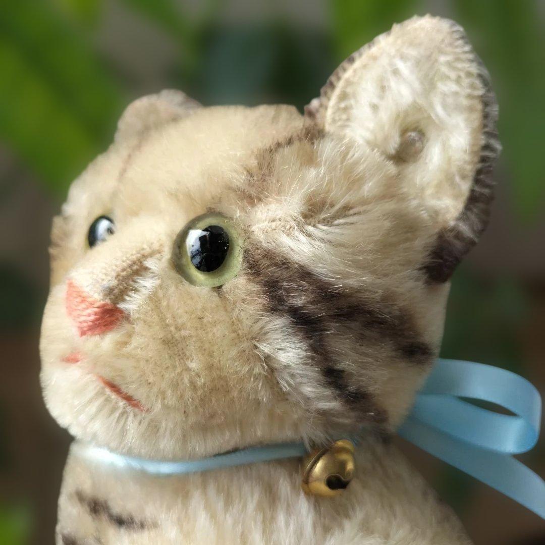 ビンテージ　シュタイフ　Susi　キャット　猫　高さ２０cm 大きめ