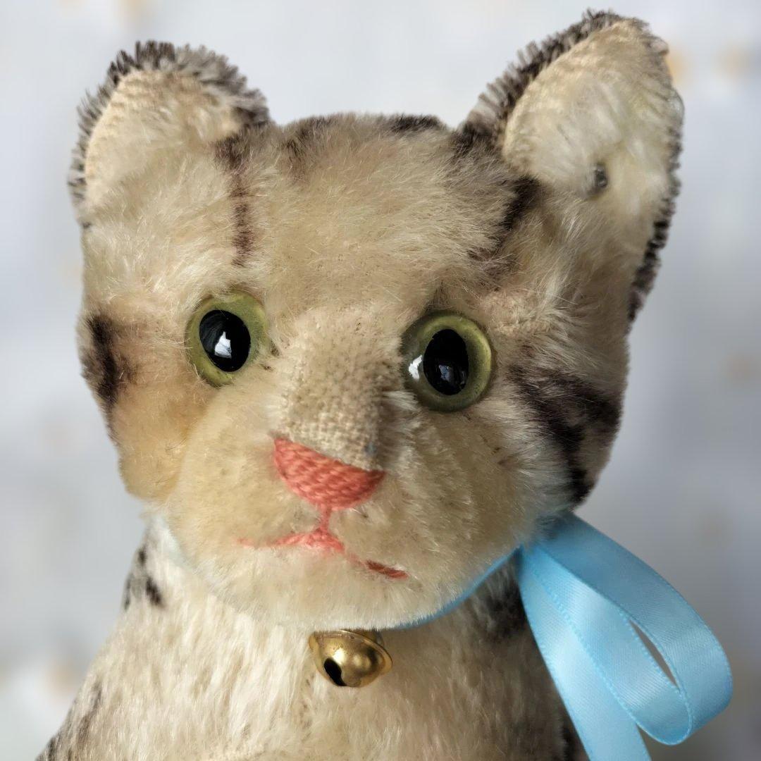 ビンテージ　シュタイフ　Susi　キャット　猫　高さ２０cm 大きめ