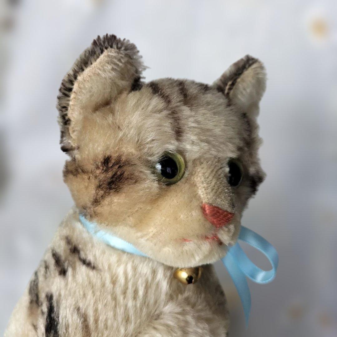 ビンテージ　シュタイフ　Susi　キャット　猫　高さ２０cm 大きめ