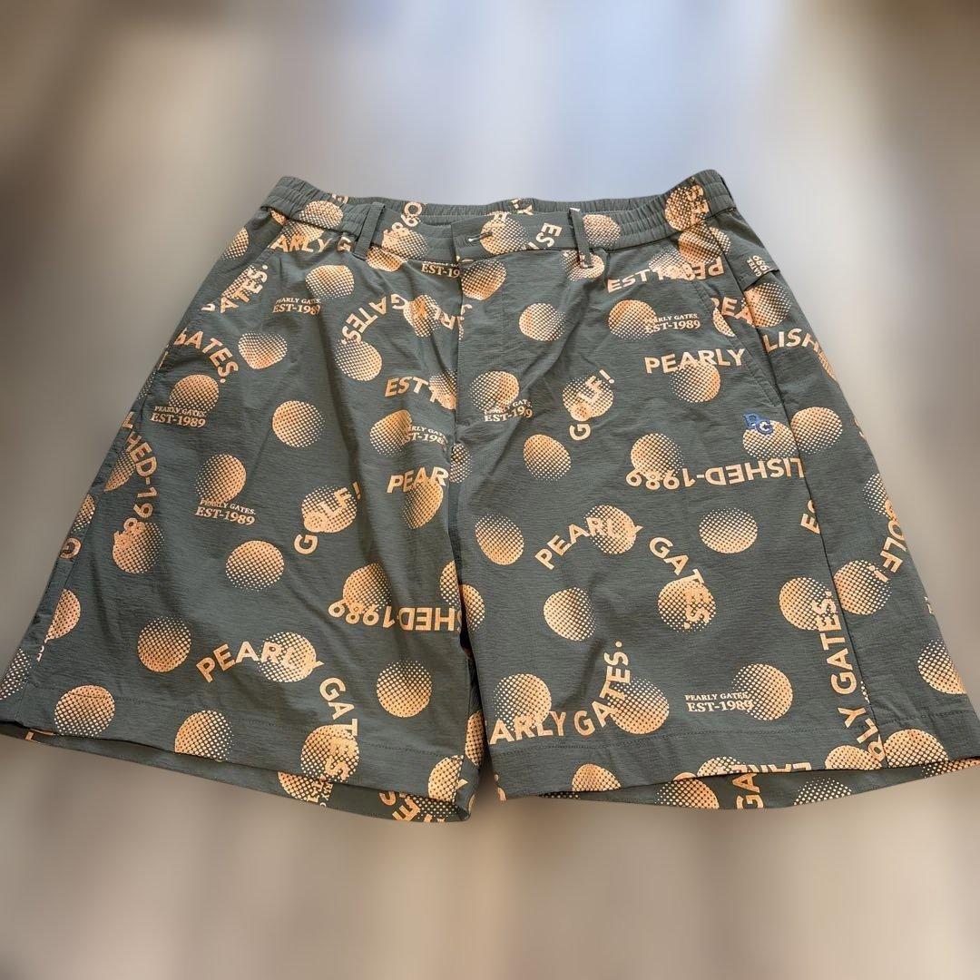 PEARLY GATES ドット柄ショートパンツ