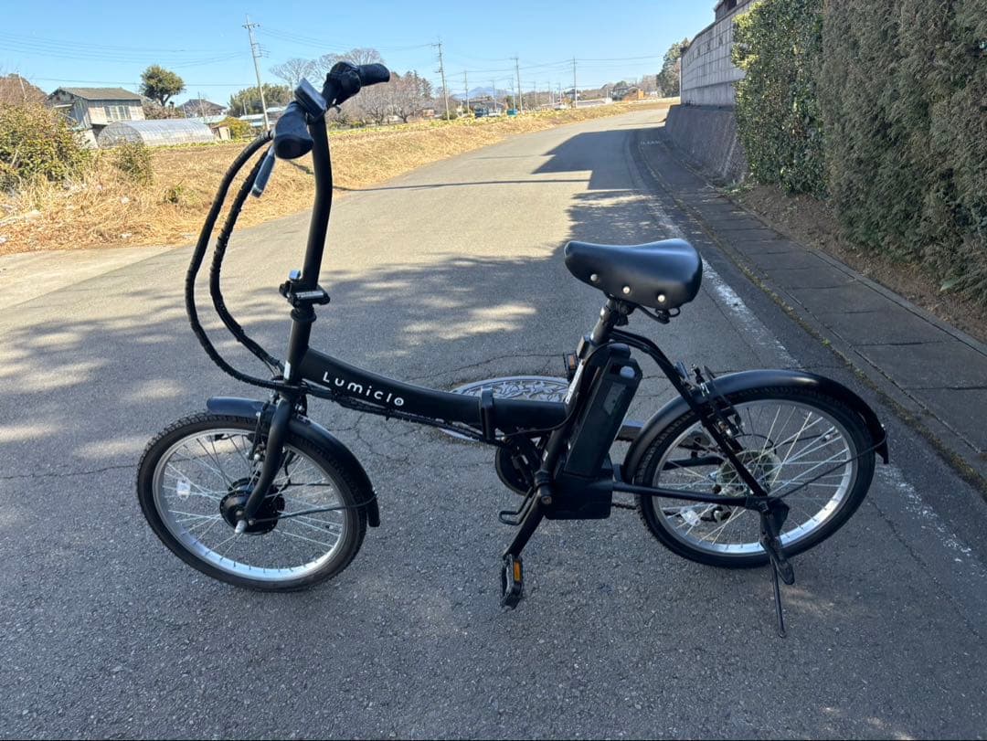 折りたたみ電動アシスト自転車　美品　送料無料 LUMICIO ルミクロ