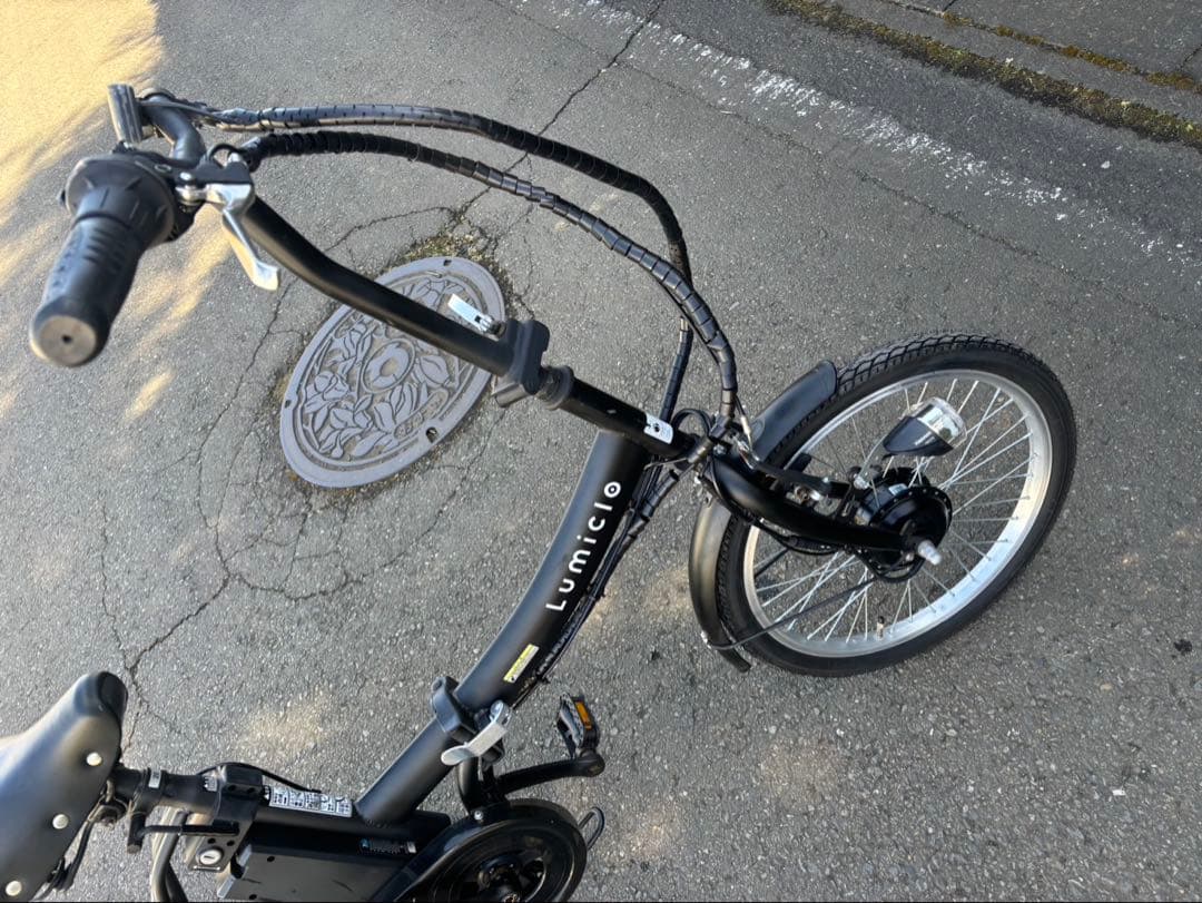 折りたたみ電動アシスト自転車　美品　送料無料 LUMICIO ルミクロ