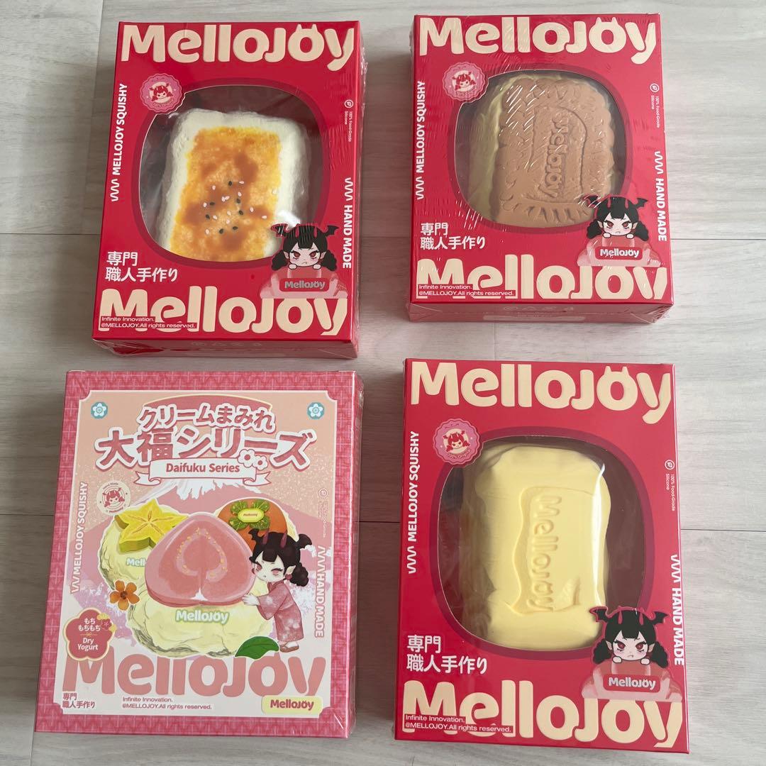 メロジョイ大福　焼き餅　バタークリームチーズ　キャラメルクリームクッキー
