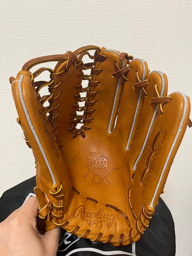 激レア！日本未発売USローリングス硬式外野用　ホーウィンレザー！専門店型付け済