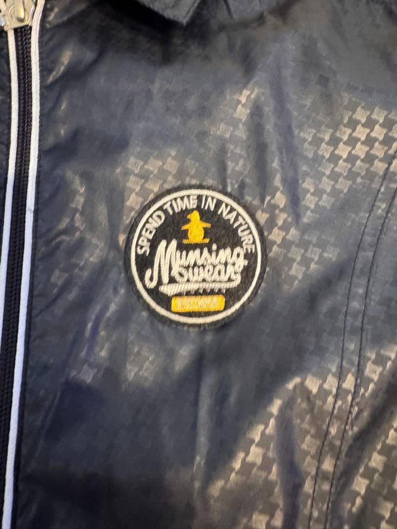 【美品】Munsingwear レディースワンピース L ネイビー