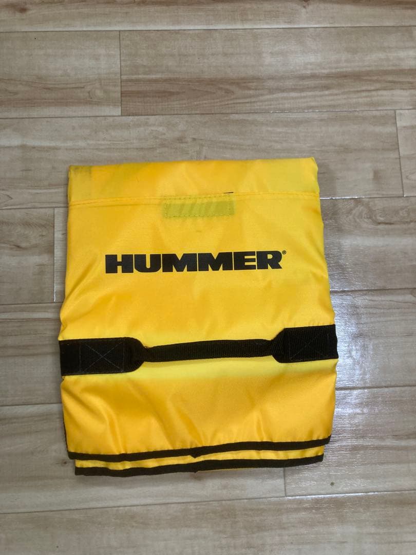HUMMER 折りたたみ自転車 20インチ 6段変速 前カゴ付【直接受取可】