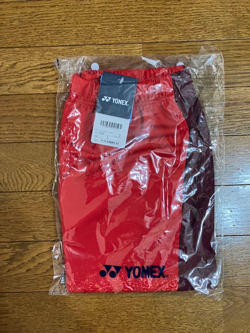 【新品未使用】 YONEX 日本代表モデルハーフパンツ コーラル Lサイズ