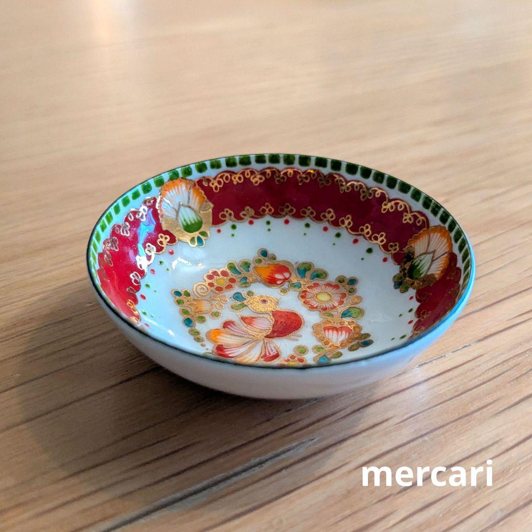オーストリア　エナメル　琺瑯　小皿　Steinboech　ヴィンテージ　手彩色