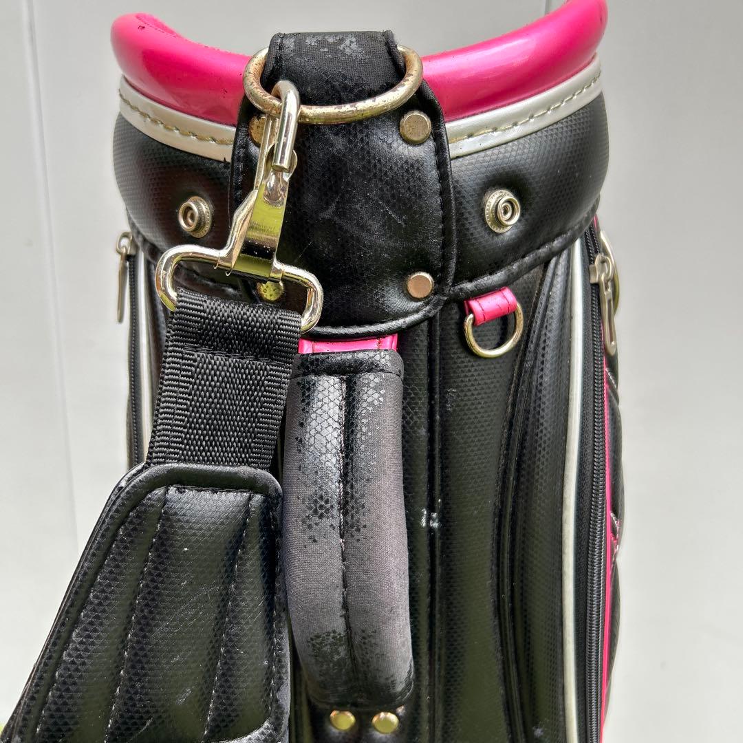 Callaway レディース キャディーバッグ ゴルフバッグ ブラック ピンク