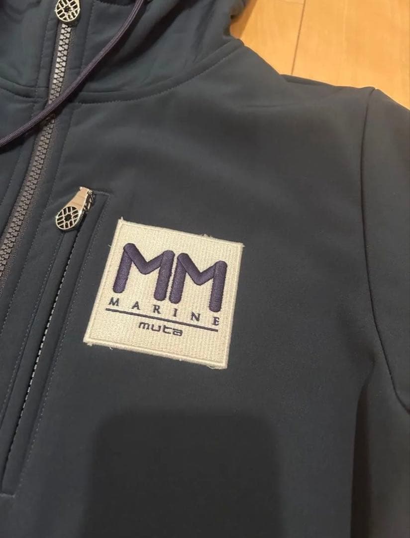 極美品 muta MARINE 3LAYER ボンディングパーカー　サイズS