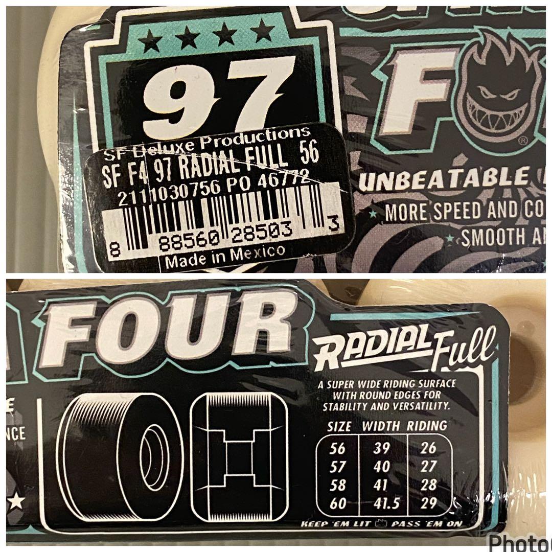 Spitfire F4シリーズ Radial Full 56mm/97duro