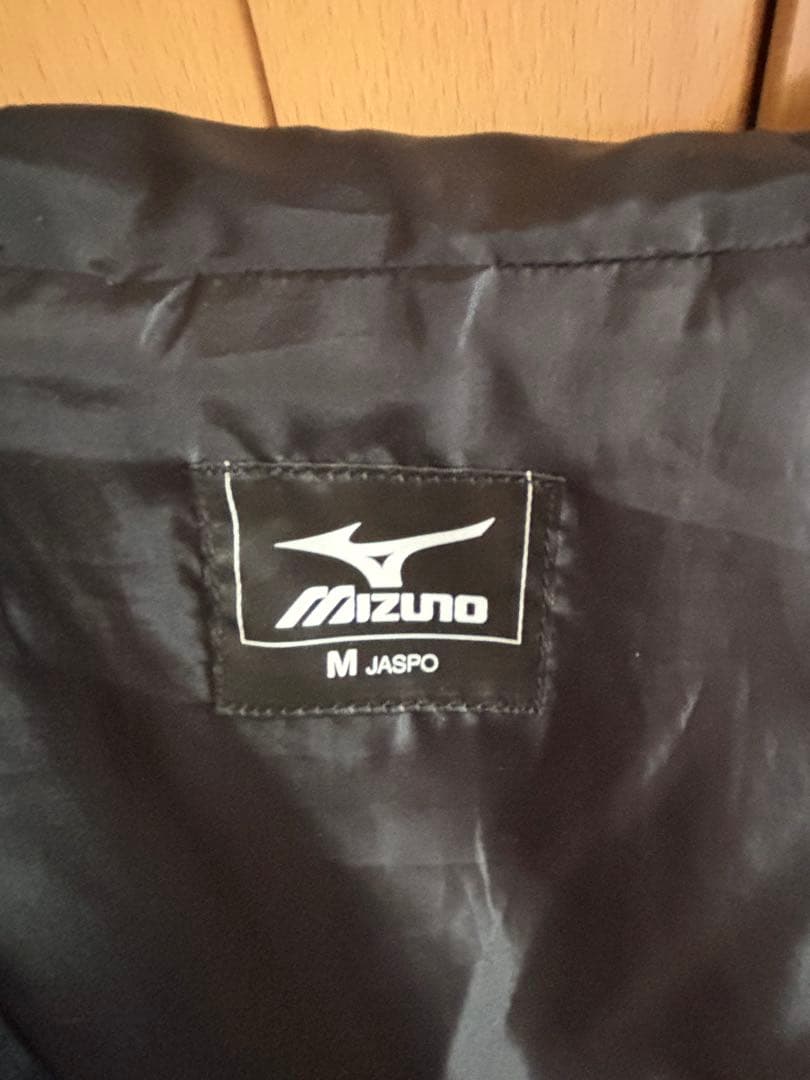 ★Mizuno★フード付きロングダウンジャケット黒 M ベンチコートダウンコート