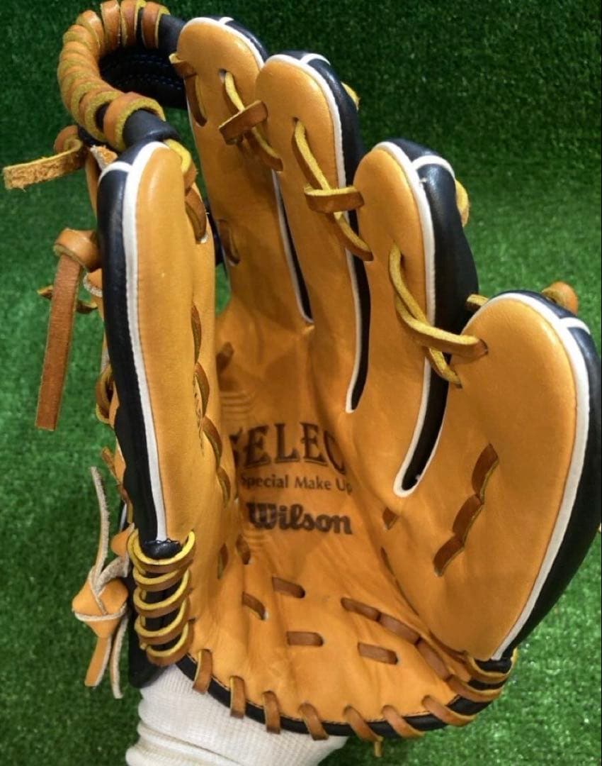 【美品】ウィルソン 一般軟式用 内野手用 グラブ RXL619L マルチカラー