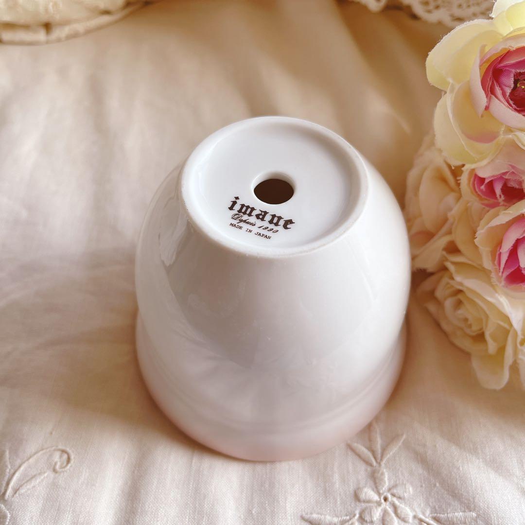 お値下げ♡イマンダイアナローズプランター陶器マニーローズバスケットカントリー雑貨