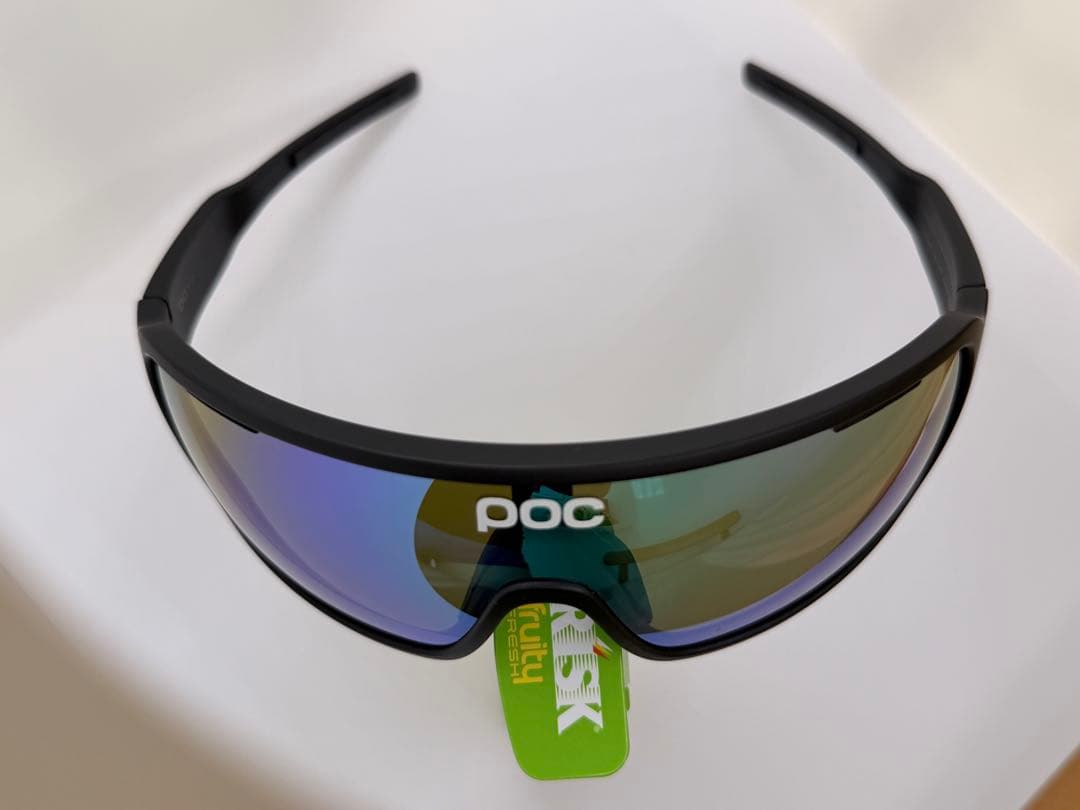 POC DO Blade スポーツサングラス ブラック/グリーンミラー