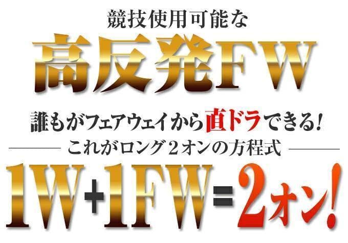【新品】高反発＆激飛び兵器！ ハイパーブレードFW 2本セット　ドラコン飛匠