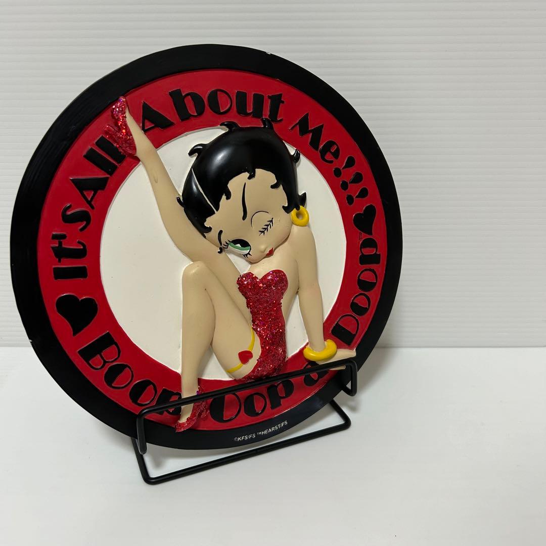 【希少1点限り】ベティちゃん Betty Boop 立体 プレート 飾り皿